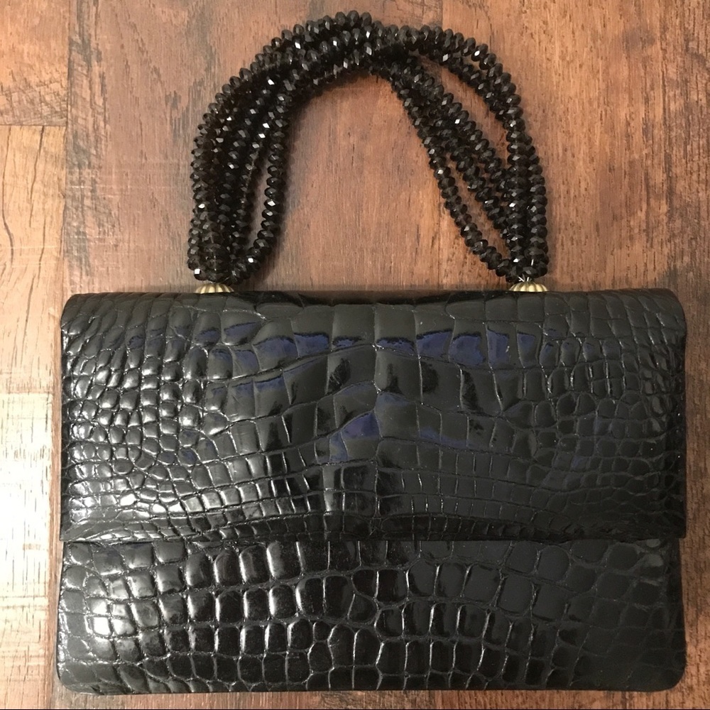 Darby Scott Necklace Handbag, Crocodile Leather